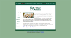 Desktop Screenshot of pacificheartandvascular.com