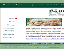 Tablet Screenshot of pacificheartandvascular.com